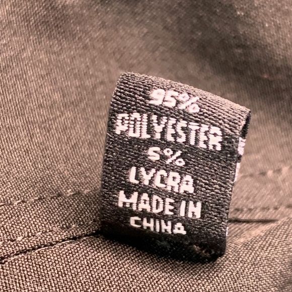 Mens Jones NY Signature XL Jet Black Stretch Dress Shirt 2333 EUC Neck 17-17.5 - Picture 8 of 8